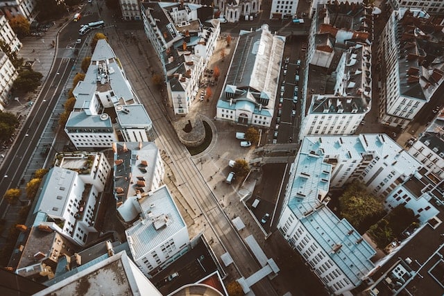 nantes vue du ciel